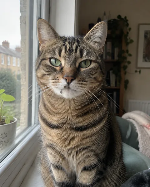 Miso, tabby cat: reference photo